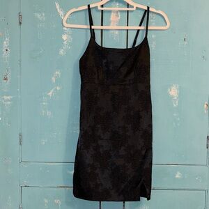 Wild Fable Black Floral Slip Dress